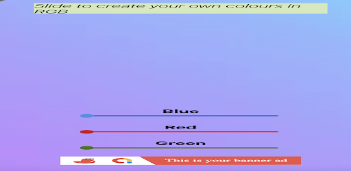 Android application RGB Color Picker screenshort