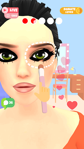 Android application Youtuber Makeup screenshort