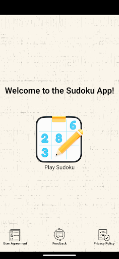 Android application Sudoku Game screenshort