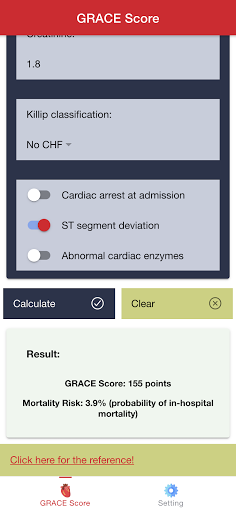 Grace Risk Score Heart Attack Management Apps On Google Play