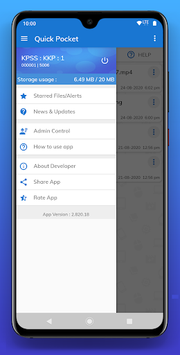 Quick Pocket Screen 2