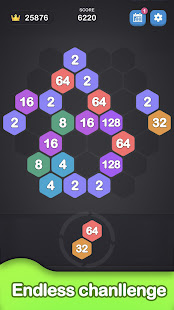2048 Hexagon-Number Merge Game 1.3.0 APK screenshots 11