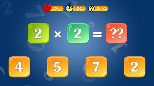 Android application Multiply & Division (2х2) screenshot