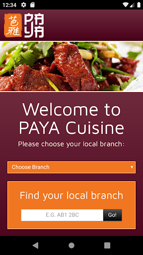 PAYA Cuisine Screen 3