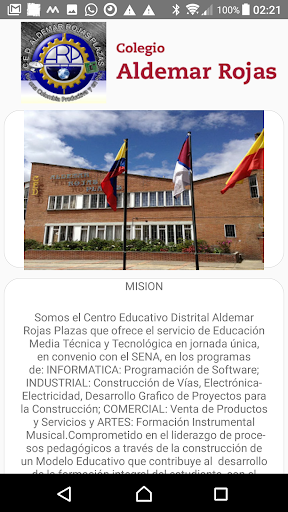 Colegio Aldemar Rojas Plazas Screen 2