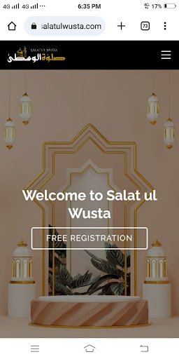 Android application salatulwusta screenshort