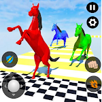 Cover Image of ダウンロード 馬おかしい人種3D|ゲームを実行する  APK