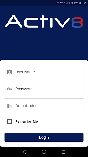 Android application DotActiv Activ8 V2 screenshort