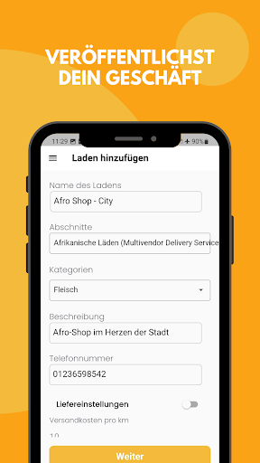 Efinie - Stores Screen 3