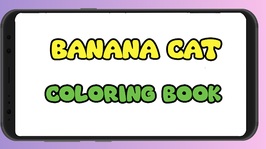 Banana Cat Coloring Book