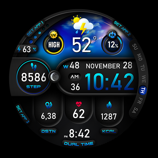 Animated Weather PER007 Storm logo