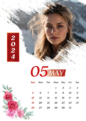 Calendar 2024 Photo Frames Screen 2