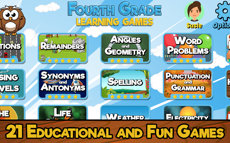 Fourth Grade Learning Games SE - 6.4 - (Android)