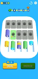 Merge Coin Sort Game