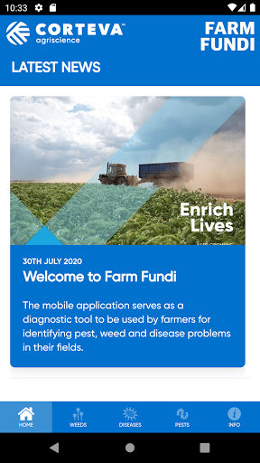 Android application Corteva FarmFundi screenshort