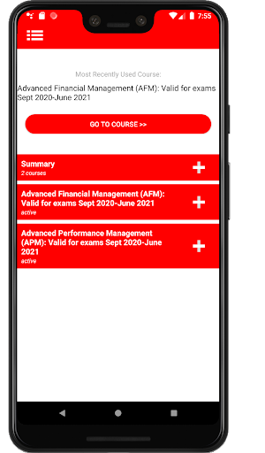 Android application ACCA Study Hub screenshort
