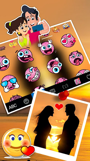 Sunset Lovers Keyboard Theme Screen 3