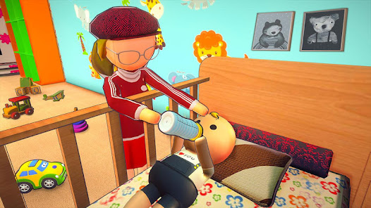 Stickman Babysitter Game - Dream Family Sim screenshots 1