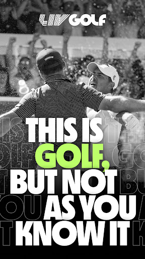 Android application LIV Golf screenshort