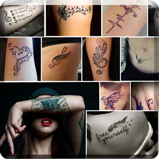 My Name Tattoo Pics + Tattoo M  Icon