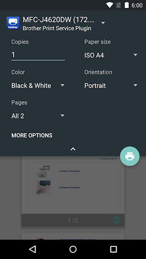 Brother Print Service Plugin Screenshot 4 - AppWisp.com