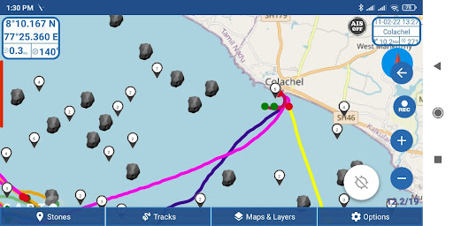 Kadal Map - Marine Navigation Screen 2