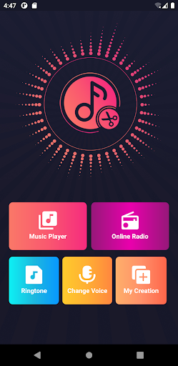 Android application SangitGuru Ringtone Maker screenshort
