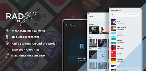 Android application Radio - Live Fm, Music & News screenshort