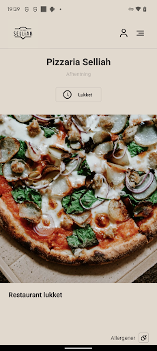 Android application Pizzaria Selliah screenshort