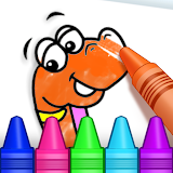 Coloring games 4 kids-Dino Fun icon