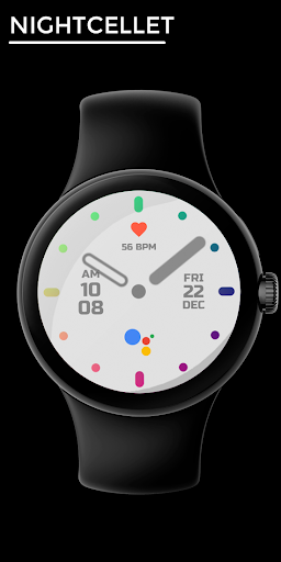Android application Nightellect - watch face screenshort
