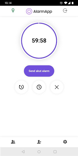 Alarm App Screen 2