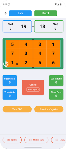 Volleyball SmartSheet Screenshot 2 - AppWisp.com