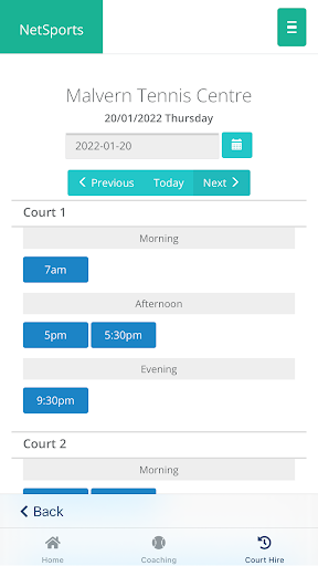 NetSports Screen 3