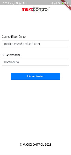 Android application Maxxcontrol Mobile screenshort