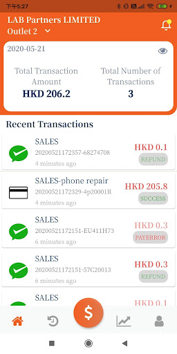 Android application LAB Pay screenshort