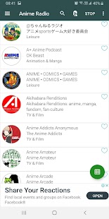 Anime Radio Capture d'écran