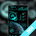 Futuristic Hacker Launcher 