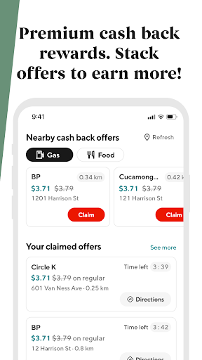 Screenshot of DasherDirect, by Payfare