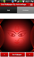 screenshot of Hindu God Wallpapers - Goddess