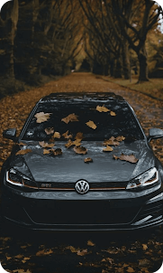 Volkswagen Golf GTI wall 4K