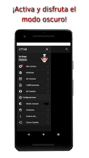 Android application UTTAB APP screenshort