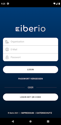 Android application iberio screenshort