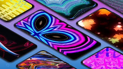 Android application Neon wallpapers backgrounds screenshort