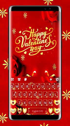 Android application Red Love Valentines Theme screenshort