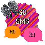 GO SMS - Sweet Bows 8 icon