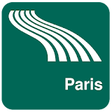 Paris Map offline icon