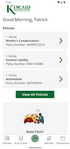Kincaid Insurance Grp Online Screen 2