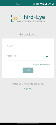 Android application ThirdEye Helper screenshort