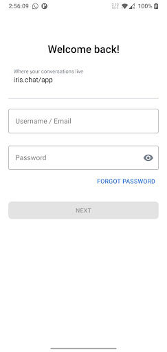 Iris.Chat Screen 3